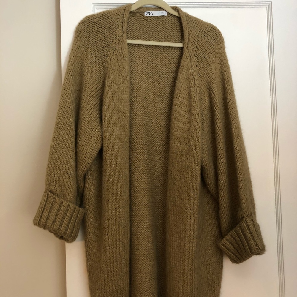 Zara Oversized Knit Cardigan